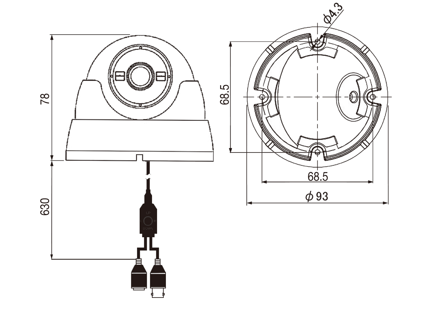 マザーツール (MT) カメラ用延長ケーブル CD-90HD 《受注生産品》 デジタル計測器と防犯カメラの総合メーカー 株式会社マザーツール » CD